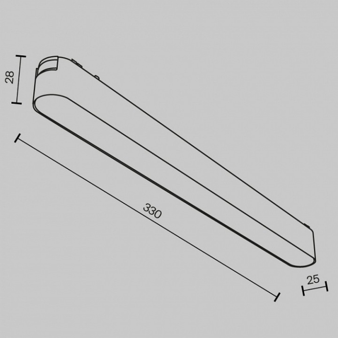 Накладной светильник Maytoni Basis TR080-1-18W4K-W - 3