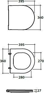 Крышка-сиденье Globo Forty3 FOR22BI с микролифтом, белый - 2