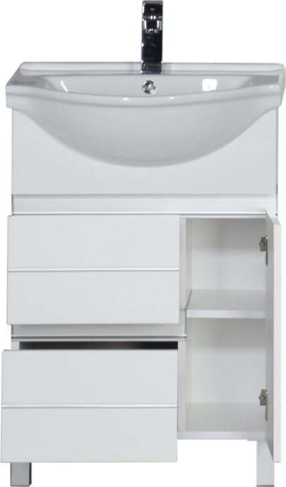 Мебель для ванной Aquanet Доминика 60 белая 171684 - 5