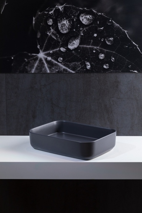 Раковина Allen Brau Fantasy Quad 50x36, серая 4.11021.AN - 3