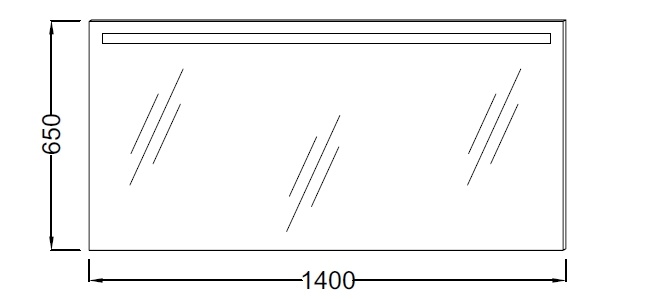 Зеркало в ванную Jacob Delafon Parallel  EB1420-NF - 1