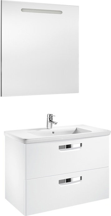 Тумба для комплекта Roca Gap 80, белая матовая ZRU9302732 - 4