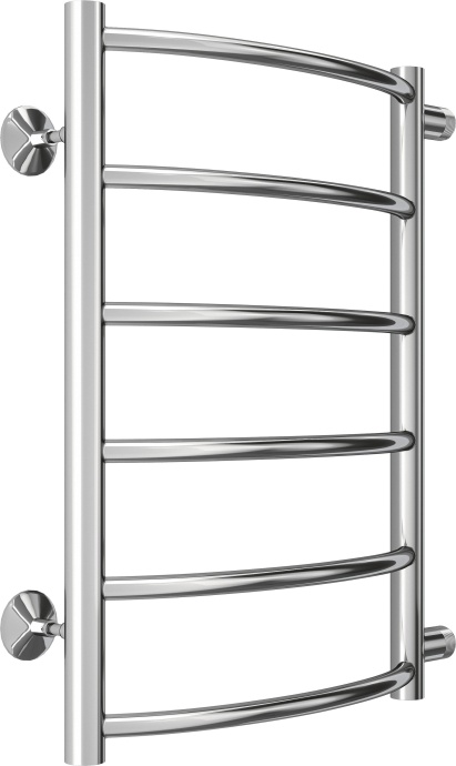 Водяной полотенцесушитель Terminus Классик П6 400x600 Хром боковое подключение 4670078530196 - 1