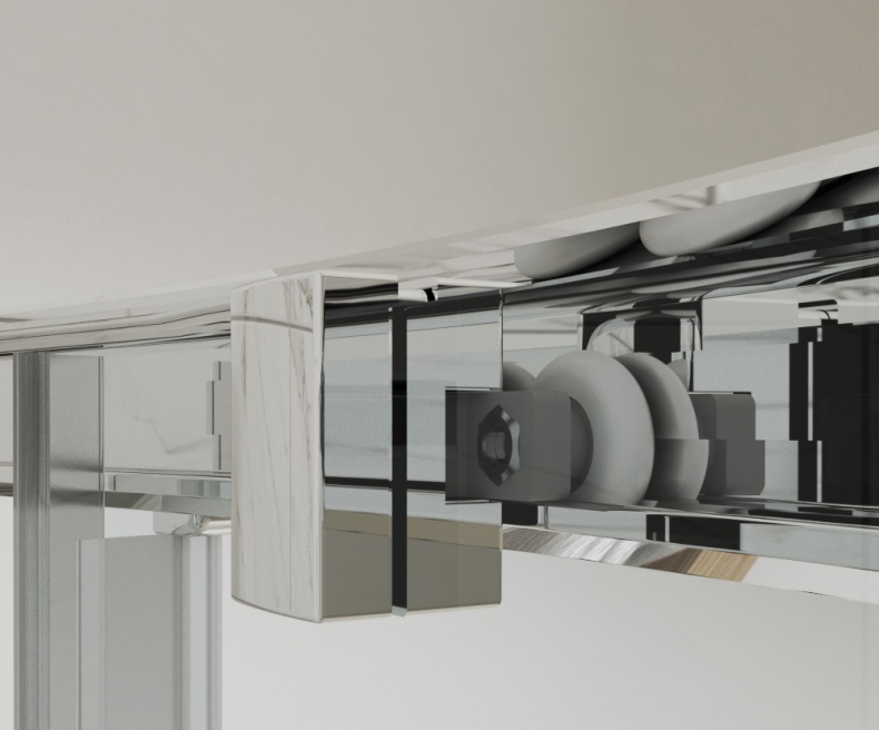 Душевой уголок STWORKI Лунд DE018RBL90110200CH 110x90 см профиль хром глянец 3GW029TTKK000 - 2