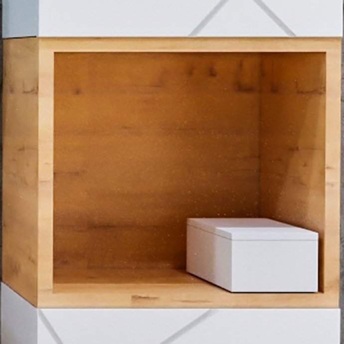 Полка для пенала Бриклаер Кристалл 20 дуб бунратти  4627125415852 - 0