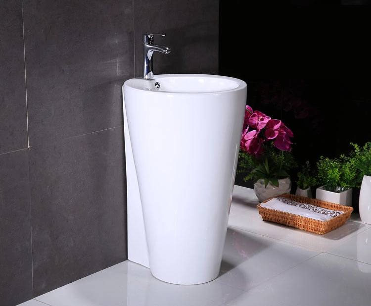 Раковина напольная CeramaLux N 50 см белый  B134B - 0