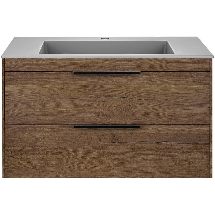 Тумба под раковину Vincea Chiara 80 темное дерево VMC-2C2800TO - 2