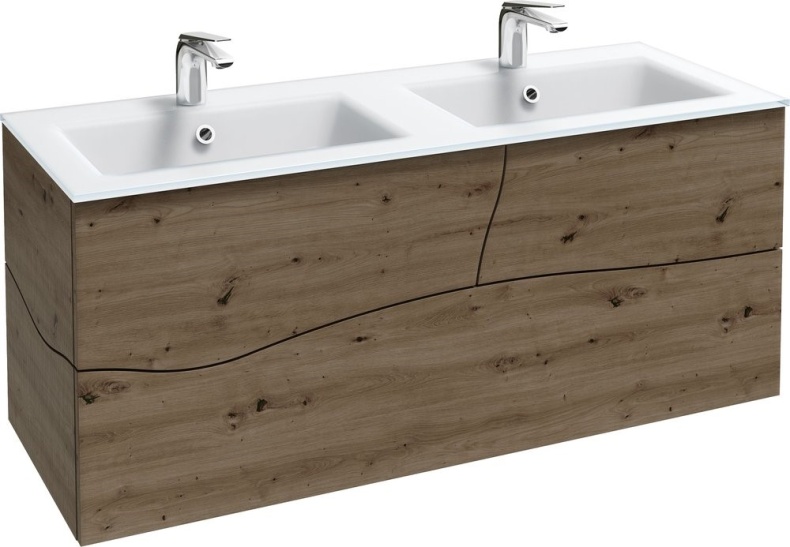 Тумба для комплекта Jacob Delafon Sherwood EB1834RU-P13 120 состаренный дуб - 0