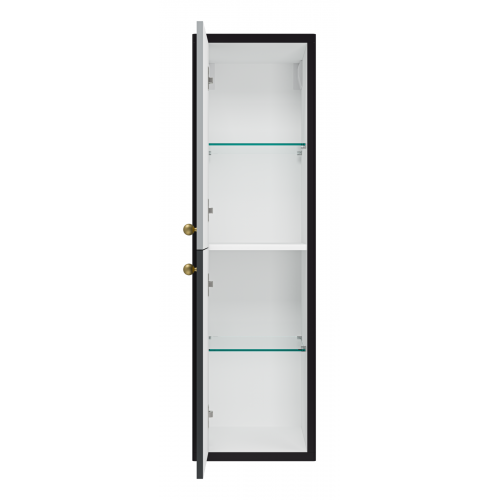 Шкаф-пенал Brevita Кристиан 35 левый серый  Кри-05035-01-01Л - 2