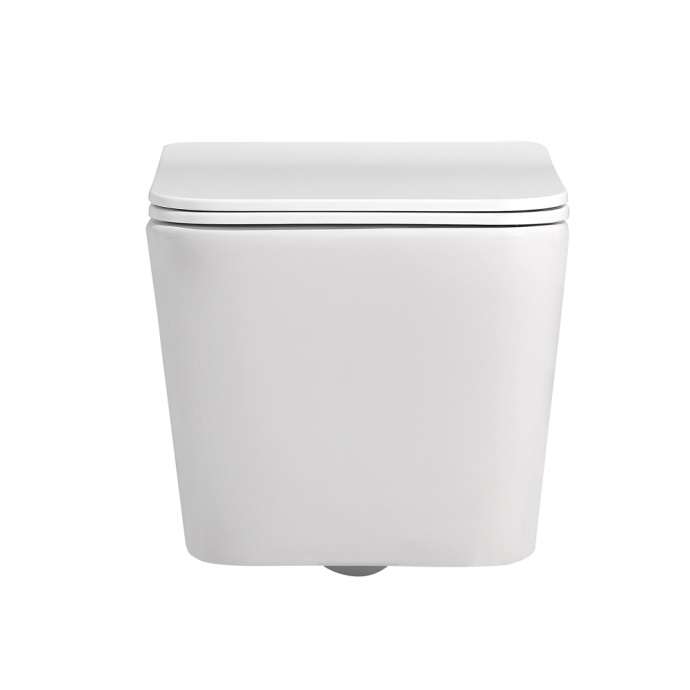 Унитаз ABBER Rechteck AC1201MW подвесной белый матовый, безободковый - 4