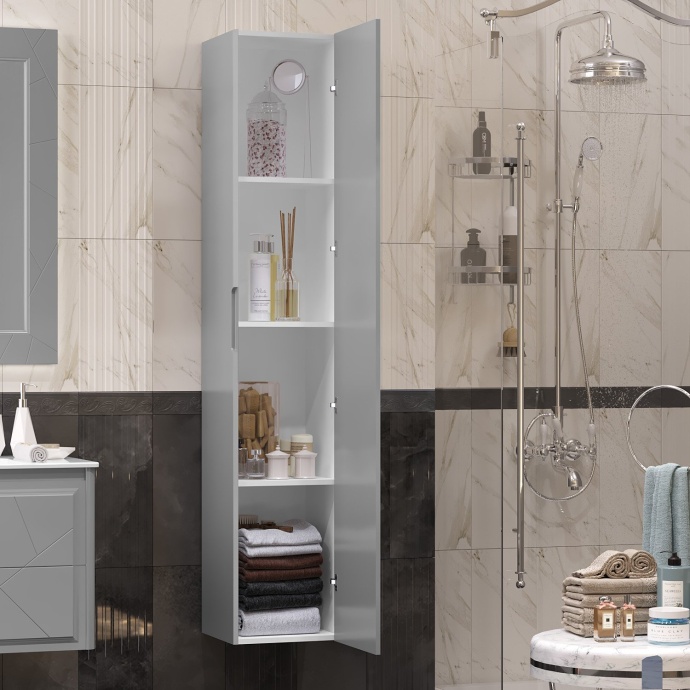 Шкаф-пенал Opadiris Луиджи 35 серый 00-00002599 - 3