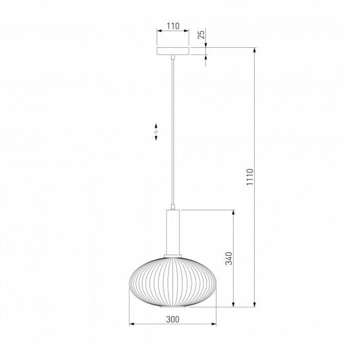 Подвесной светильник Eurosvet Bravo 50183/1 дымчатый - 2