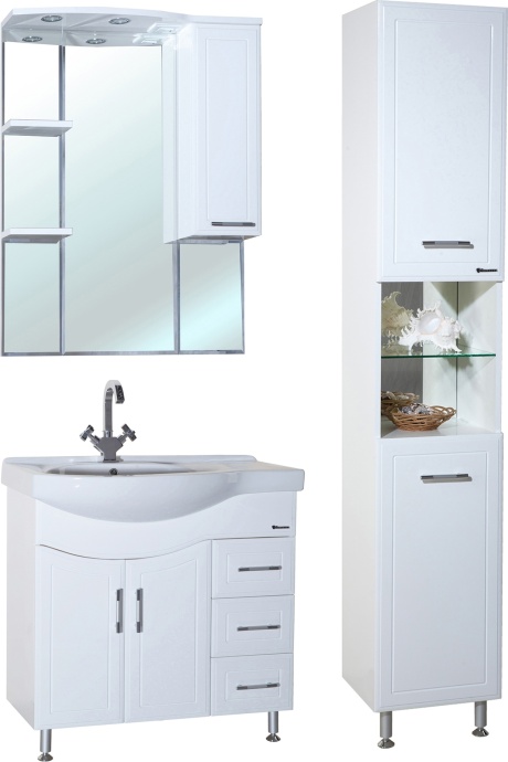 Тумба с раковиной Bellezza Коралл 85 R - 2