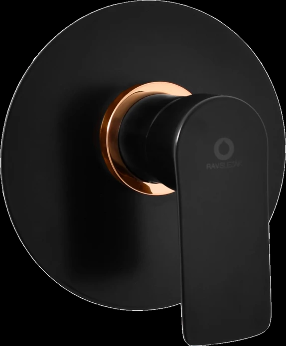 Смеситель для душа Rav Slezak Vltava черный матовый - золото VT483LCMATZ - 0