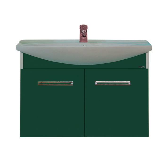 Джулия - 75 Тумба подвесная зеленая Л-Джу01075-0810По - 0