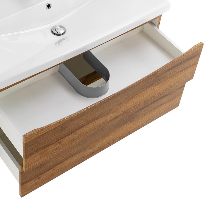 Комплект мебели BelBagno Marino-Cer 80 светлое дерево - 5