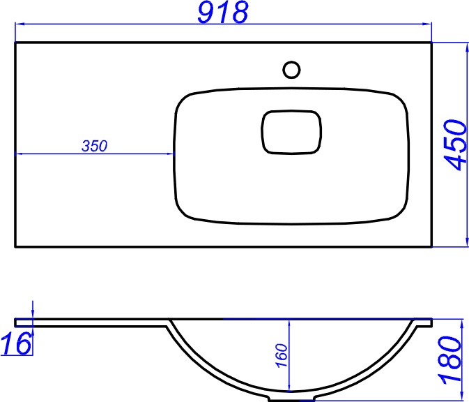 Мебель для ванной Aqwella 5 stars Malaga 90 L крафт темный - 7
