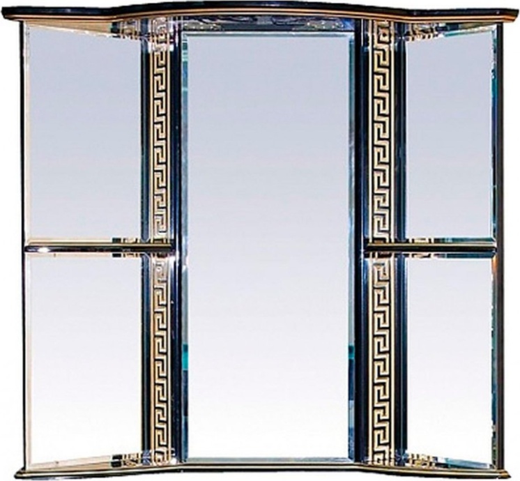 Зеркало-шкаф Misty Olimpia Lux 60 угловой R черная патина Л-Олл02060-023УгП - 4