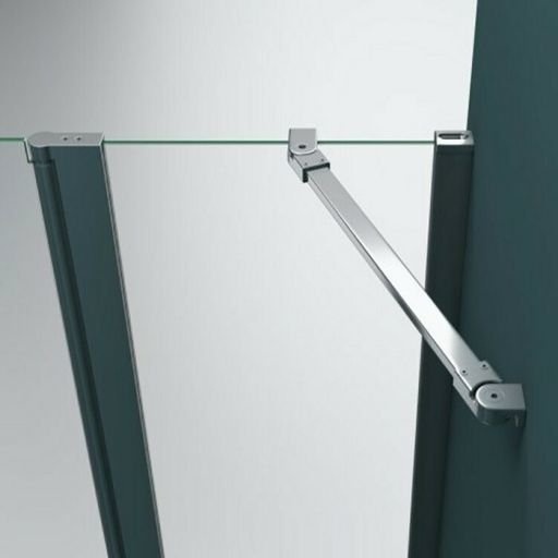 Душевая дверь BelBagno Etna 100(60/40)х195 профиль хром стекло прозрачное ETNA-60/40-C-Cr - 2