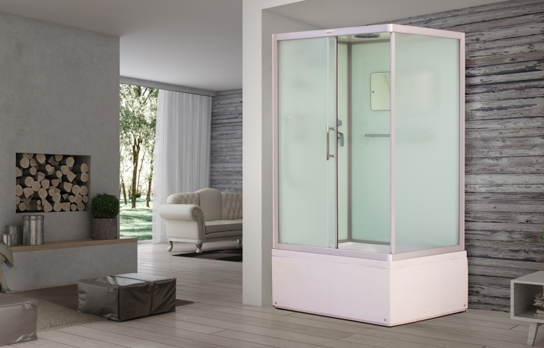 Душевая кабина Esbano 120х90 белый ESKB129CKRBL - 1