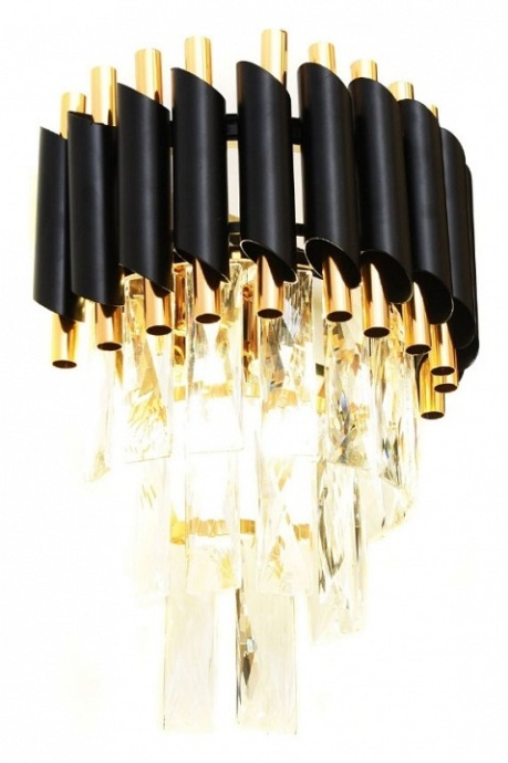 Накладной светильник LUMINA DECO Funneli LDW 6003-2 BK+F.GD - 3