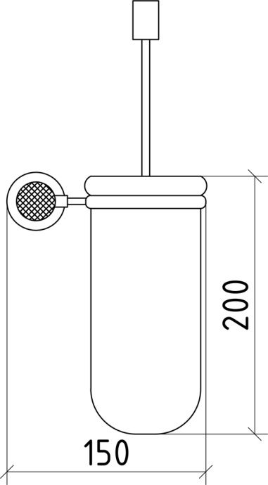 Ершик Boheme Royal Cristal Bronze подвесной 10933-BR - 2