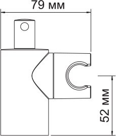 Настенный держатель Wasserkraft A013 - 1
