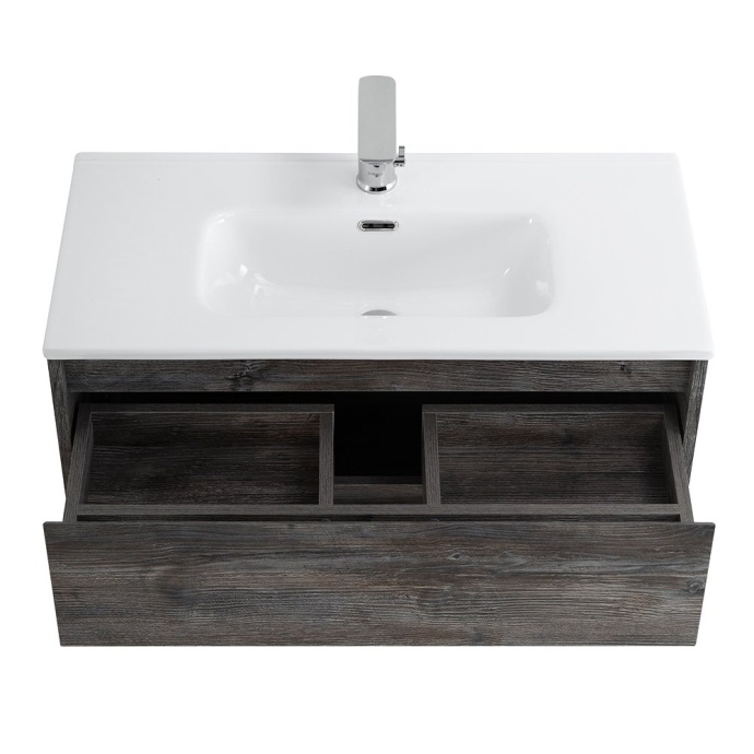 Тумба под раковину BelBagno Kraft 39 80 темное дерево KRAFT 39-800/390-2C-SO-PP - 2