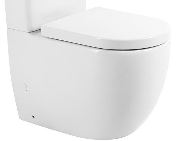Чаша унитаза компакт BelBagno Sfera-TR без бачка и сиденья белый BB2128CPR - 0
