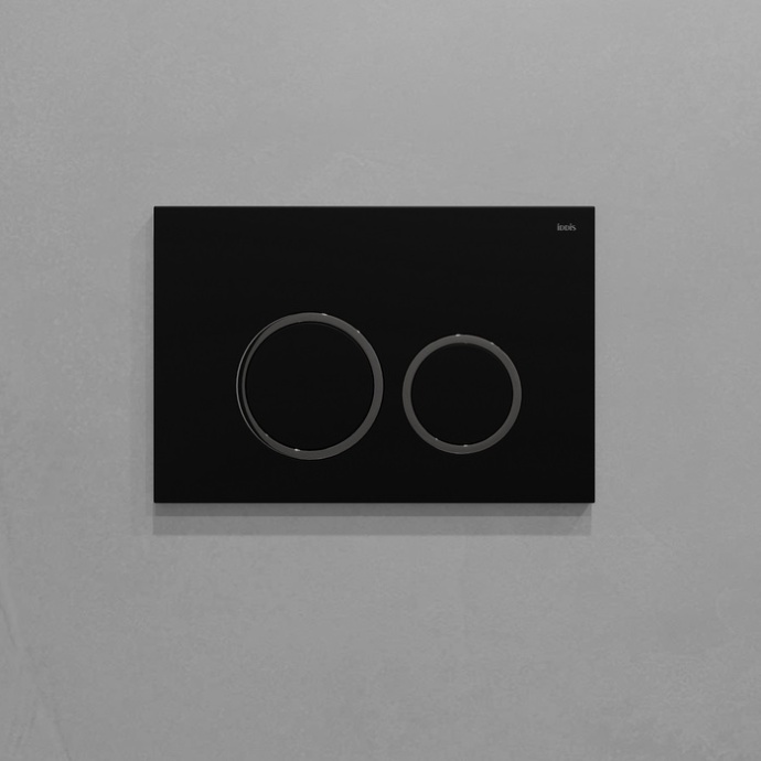 Клавиша смыва, универсальная, чёрная UNI03BCi77 - 3