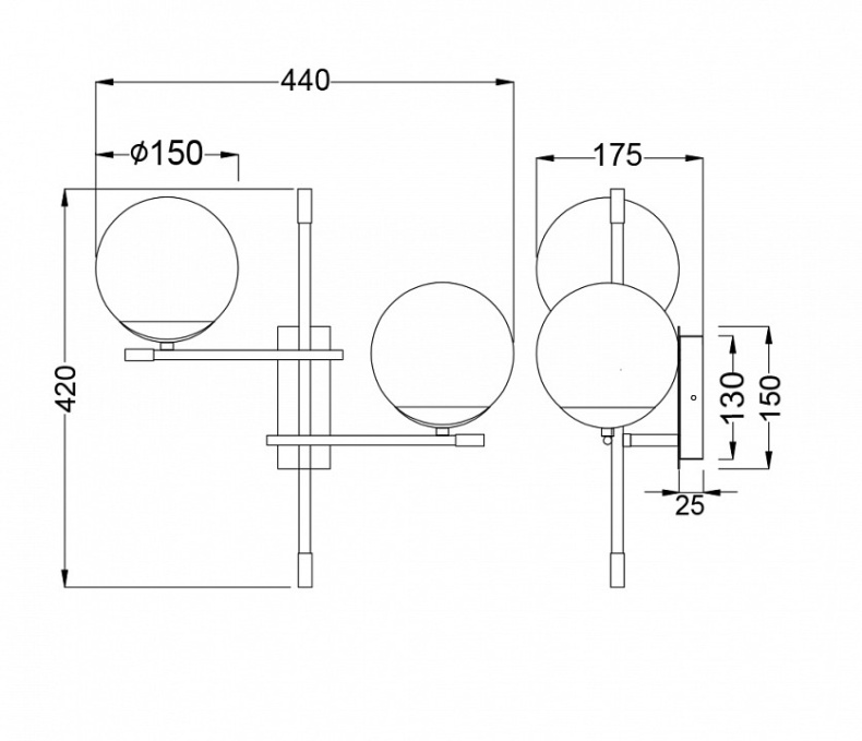 Бра Maytoni Nostalgia MOD048WL-02G - 1
