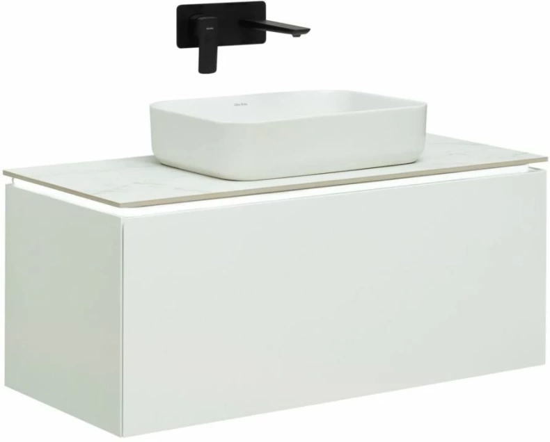 Тумба под раковину Allen Brau Infinity 100 белый матовый 1.21004.WM - 0