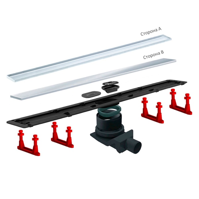 Душевой лоток Pestan Confluo Frameless Line 750 матовый хром 13701232 - 2