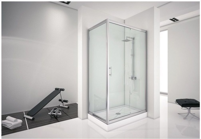 Душевой уголок Aquanet Alfa NAA1131 800х1400х2000 стекло прозрачное, профиль хром 168418 - 2