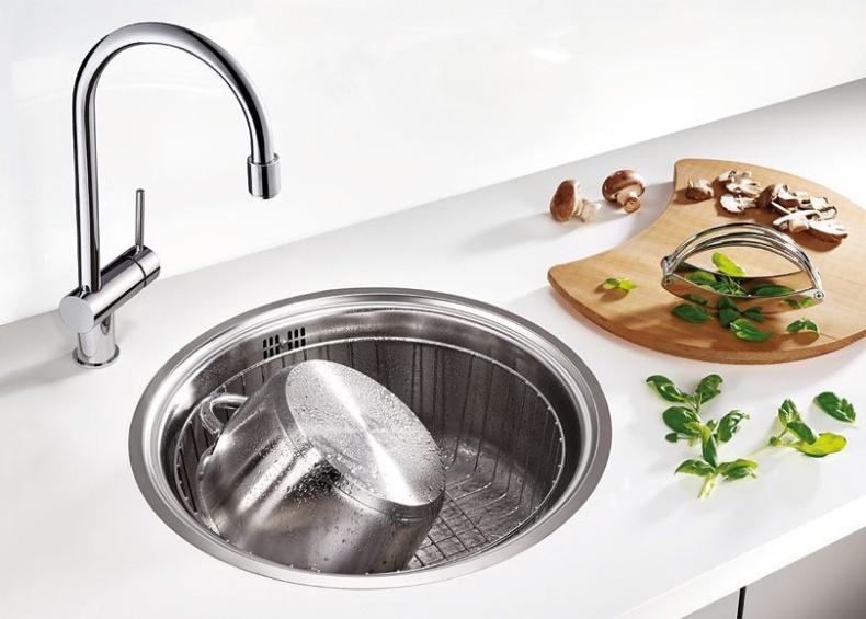 Мойка кухонная Blanco Rondosol 513306 сталь - 4