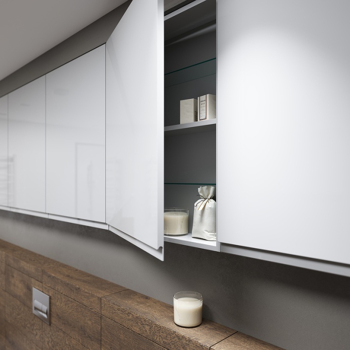 Подвесной шкаф Cersanit Moduo 60 белый SB-SW-MOD60/Wh - 1