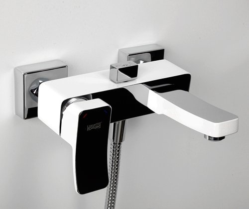 Смеситель Wasserkraft Aller 1061WHITE для ванны с душем - 2