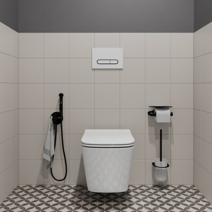 Клавиша смыва, универсальная, белая UNI01WBi77 - 2