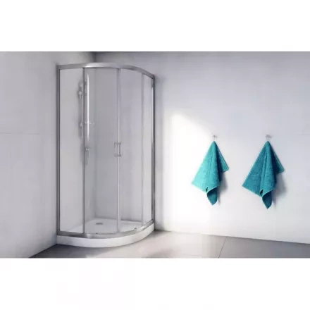 Душевой уголок Excellent Серия 201 80х80 хром стекло прозрачное KAAC.1801.800/N - 1