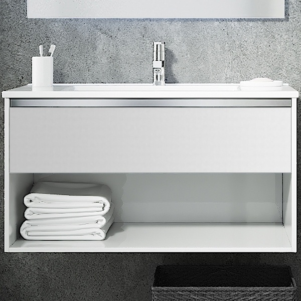 Тумба под раковину Sanvit Контур 70 белый глянец kkont070w - 0