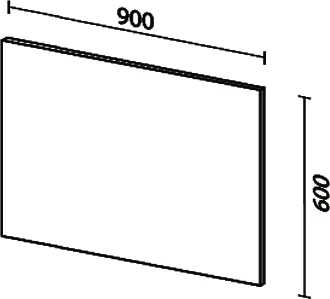 Зеркало Sanvit Кубэ 90 с подсветкой zkube90 - 2