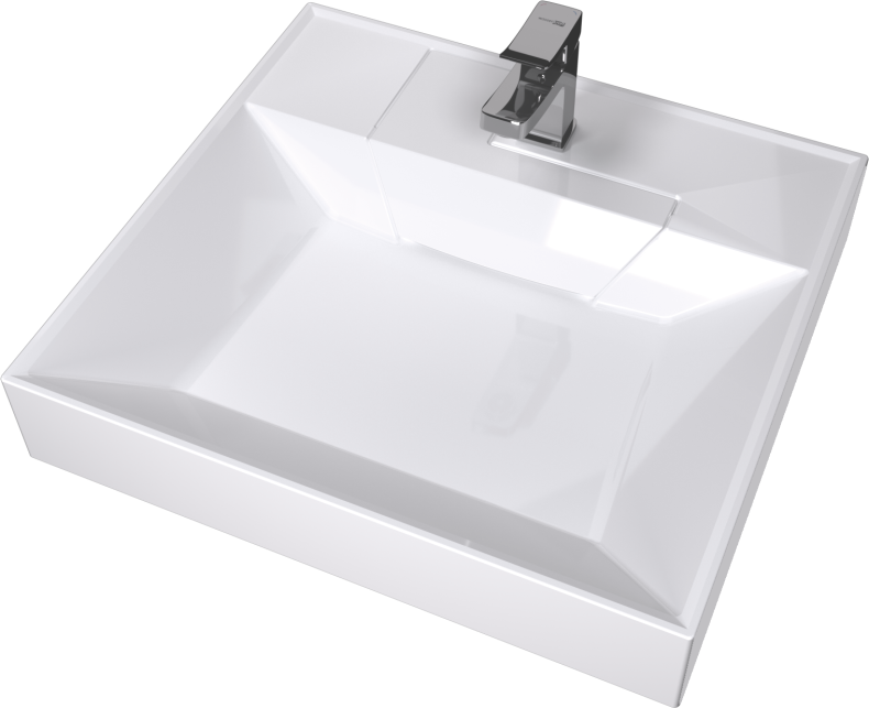 Раковина STWORKI Дублин 55 см, на стиральную машину RSD550 - 4