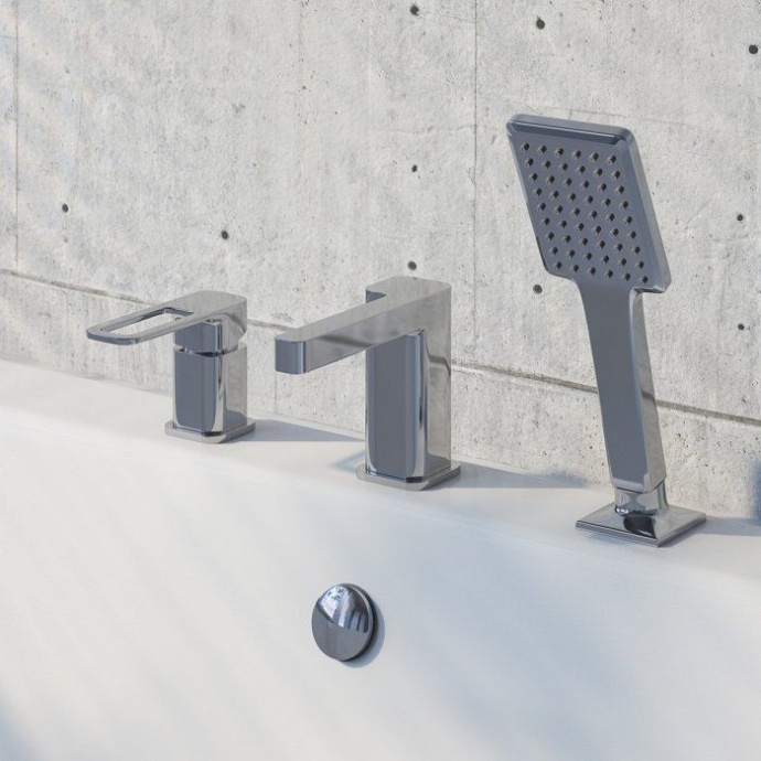 Смеситель Iddis Slide SLISB30i07 на борт ванны - 1