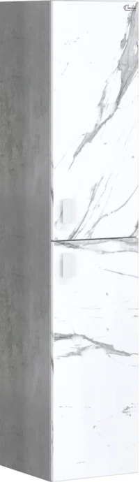 Шкаф-пенал Onika Марбл 30 R мрамор/камень бетонный  403076 - 0