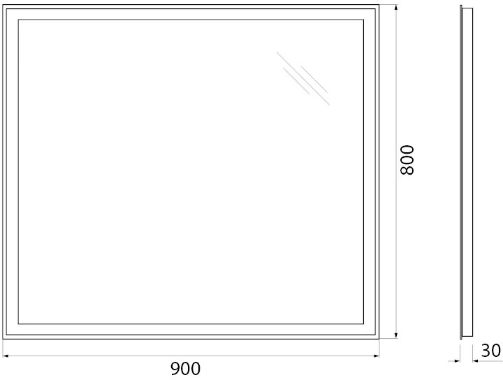 Комплект мебели BelBagno Marino 100 светлое дерево - 11