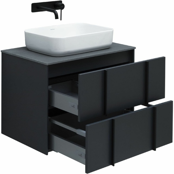 Тумба под раковину Allen Brau Reality 70 черный матовый 1.32004.AM - 4