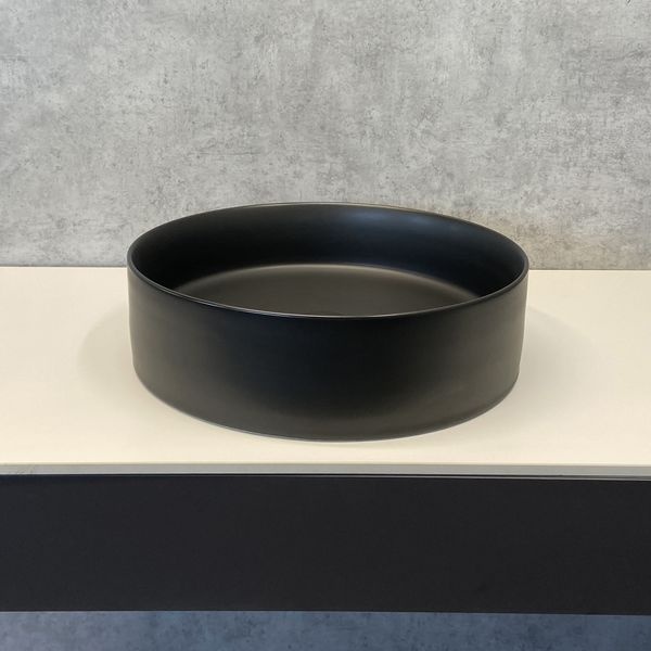  Раковина Comforty 9110 MB матовая черная 00-00002766 - 2