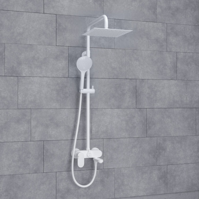 Душевая система WasserKraft 25 белый матовый A185.254.155.WM - 1