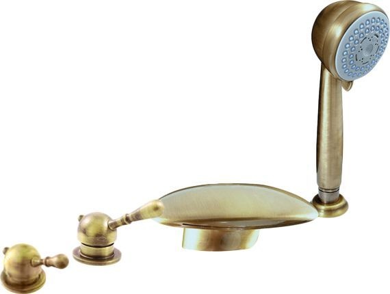 Смеситель Rav Slezak Labe Mosaz L070.5PSM на борт ванны - 0