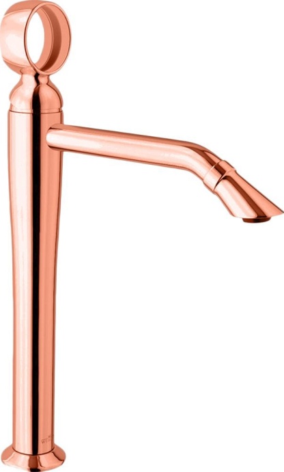 Смеситель Webert Opera OA830402980 розовое золото, для раковины - 0
